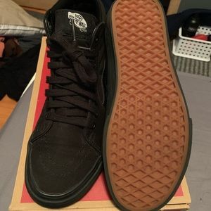 Black high top vans